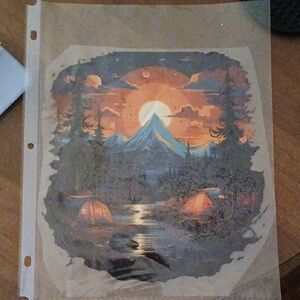 Mountain Sunset Art Print